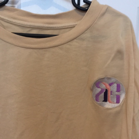 Repose AMS peach logo T-shirt size 16y - Picture 2 of 4